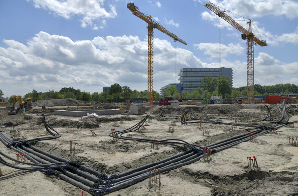 Foto ter illustratie: bouwplaats van nieuwbouwproject in Breda